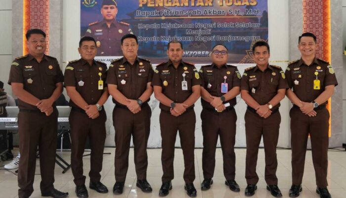 Kajari Solok Selatan Berganti, Fitriansyah Akbar Digantikan Dahnir dari Kejati Babel