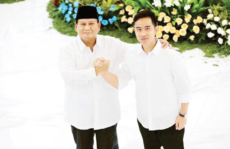 Presiden Prabowo Subianto dan Wakil Presiden Gibran Rakabuming Raka