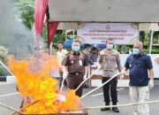 Kejari Agam Musnahkan Barang Bukti 58 Kasus, Narkotika Masih Mendominasi