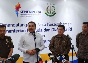 Kemenpora Teken MoU dengan Kejaksaan Agung untuk Pengawasan Anggaran Olahraga