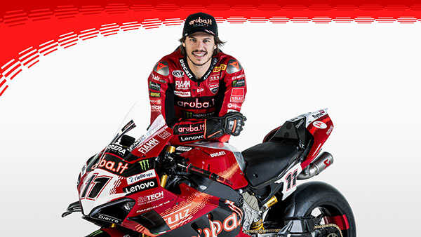 DEBUT MOTO GP— Nicolo Bulega, runner-up World Superbike (WorldSBK) 2025, resmi menjalani debut tes MotoGP bersama Ducati di Sirkuit Jerez-Angel Nieto pada Kamis (30/10).