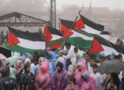 Aksi Bela Palestina dan Konser Amal, Hujan Deras, Rp310 Juta Terkumpul untuk Palestina