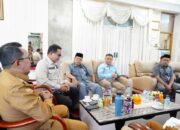 Ketua DPD Partai Golkar Terpilih Silaturahmi dengan Bupati Eka Putra