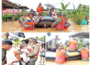 Gerak Cepat Brimob Polda Sumbar, Selamatkan Warga Terjebak Banjir 