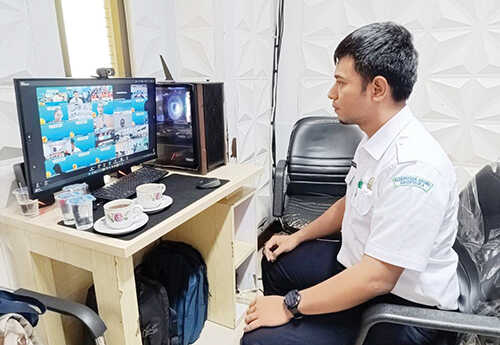 Drill Gempa Tsunami, BMKG Sebut Respon Pusdalops BPBD Padang Sangat Baik 1 INFORMASI GEMPA— Ruang Pusdalops BPBD Padang di Balai Kota Padang berada di lantai dua menjadi salah satu pusat informasi gempa dan lainnya saat kegiatan Padang Drill Tsunami.