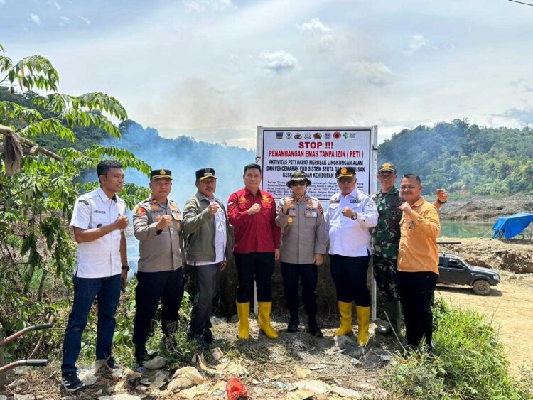 Solok Selatan Gelar Operasi Terpadu Berantas Tambang Emas Ilegal