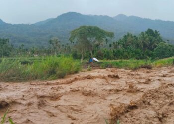 Tim Berhasil Evakuasi Warga Solok Selatan yang Terjebak Ditengah Arus Sungai Batang Bangko 