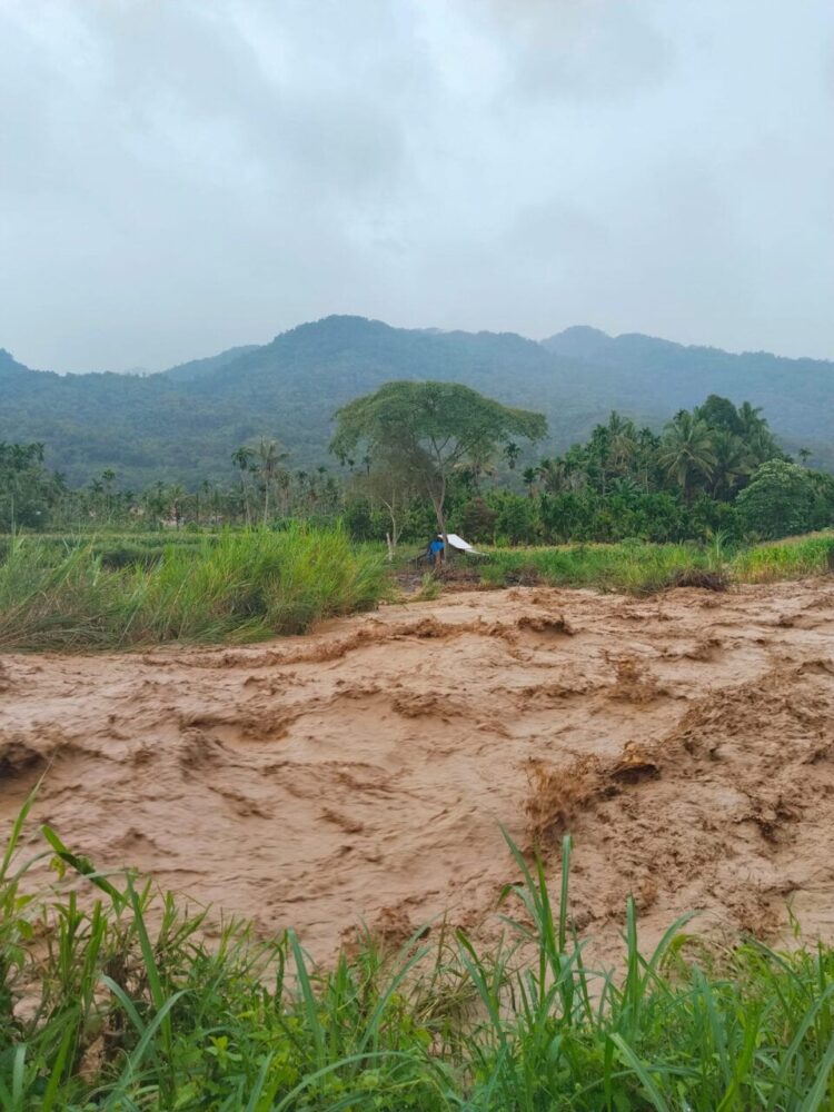 Tim Berhasil Evakuasi Warga Solok Selatan yang Terjebak Ditengah Arus Sungai Batang Bangko 
