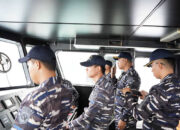 Menuju Prajurit yang Profesional, Korsahli Dankodaeral II Saksikan Uji Kompetensi Dua Komandan Kapal Perang