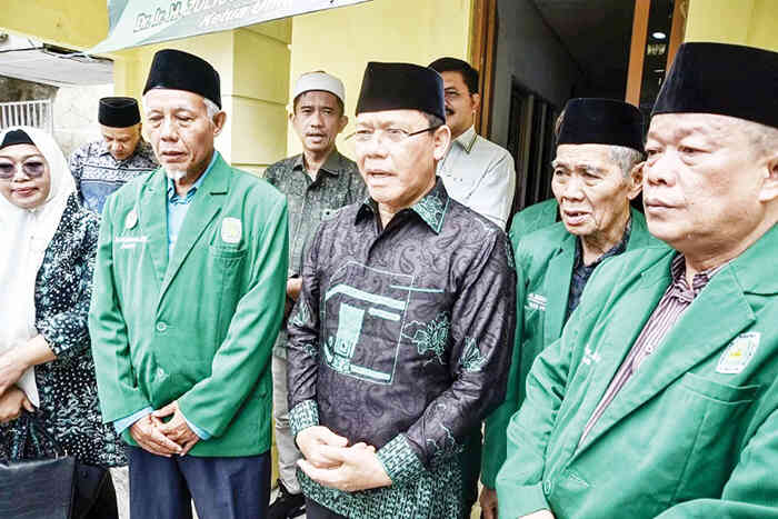 Mardiono Bangkitkan Fusi Pendiri PPP, Gelorakan Optimisme Kemenangan 2029 1 SILATURAHMI— Ketua Umum PPP Muhammad Mardiono melakukan kunjungan silaturahmi ke Dewan Pimpinan Pusat Persatuan Tarbiyah Islamiyah (DPP Perti).