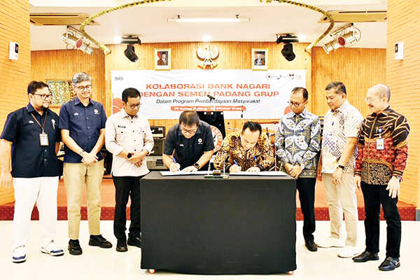 Semen Padang dan Bank nagari lakukan kerja sama