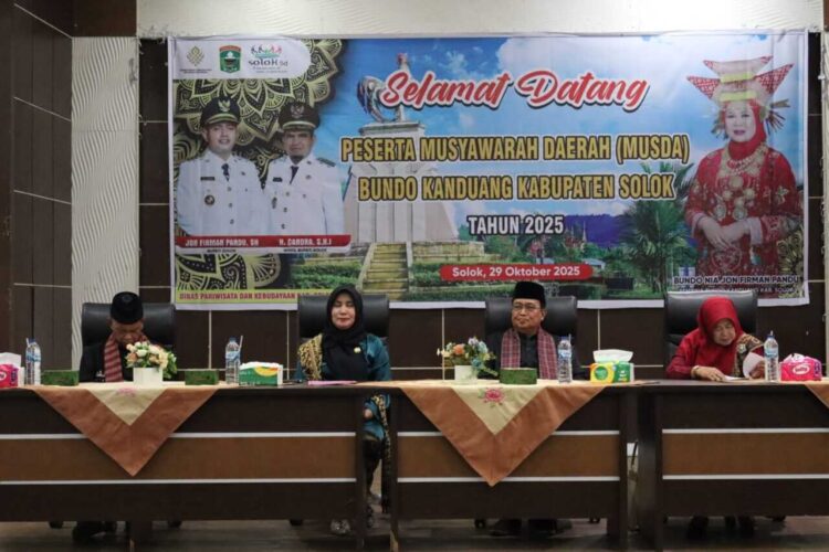 emerintah Kabupaten Solok melalui Dinas Pariwisata dan Kebudayaan menggelar Musyawarah Daerah Musda Bundo Kanduang Kabupaten Solok yang berlangsung pad