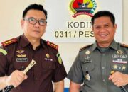 Perkuat Sinergitas, Kajari Pessel Silahturahmi ke Dandim 0311/ Pessel