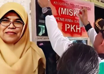 Pastikan Bantuan Diterima, Dinas Sosial Pasang Identitas Rumah KPM 