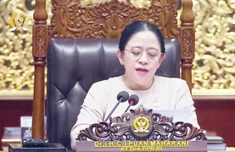 Ketua DPR Ingatkan Suara Rakyat bukan Sekadar Aspirasi tapi Amanah 1 SIDANG— Ketua DPR RI Puan Maharani membuka masa persidangan II Tahun Sidang 2025 di Gedung DPR, Senayan, Jakarta.