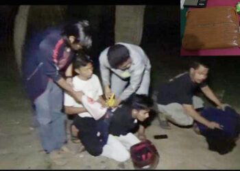 Dua Pemuda Kedapatan Bawa 1 Kg Ganja