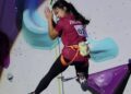 ATLET PANJANG TEBING— Alma Ariella Tsany menjadi salah satu atlet yang mencuri perhatian di SEA Games 2025 dengan sukses meraih medali emas dari cabang olahraga (cabor) panjat tebing nomor lead.
