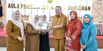 Wako Pariaman Serahkan Pengganti Transportasi Dasawisma Akhir 2025