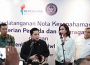 Menpora Erick Thohir Teken MoU dengan Menpar Widiyanti Putri Wardhana, Perkuat Sinergi Gencarkan Sport Tourism