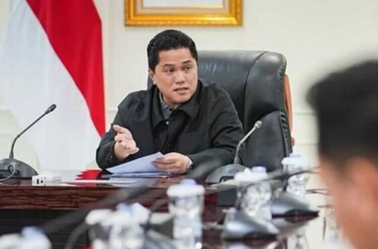 BEBERKAN TARGET— Menpora Erick Thohir beberkan target Timnas Indonesia di SEA Games 2025 cabang olahraga sepak bola.
