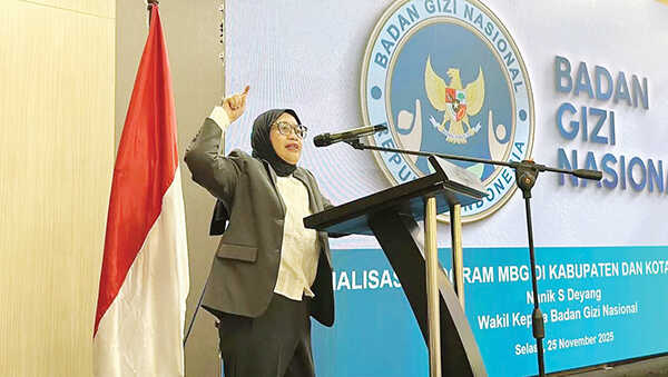 BGN Imbau Mitra SPPG Lebih Peduli Sekolah Penerima MBG, Jangan Hanya Kejar Keuntungan! 1 Wakil Kepala BGN Nanik Sudaryati Deyang.