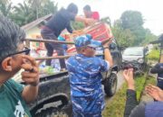 Sebanyak 3,5 Ton Bantuan ke Nagari Salareh Aia, Danlanud Sutan Sjahrir Tekankan Misi Kemanusiaan dan Kepedulian