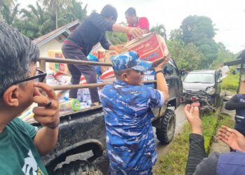 Sebanyak 3,5 Ton Bantuan ke Nagari Salareh Aia, Danlanud Sutan Sjahrir Tekankan Misi Kemanusiaan dan Kepedulian