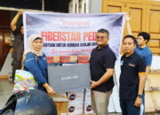 FiberStar Respons Kemanusiaan Sumatera melalui Bantuan Logistik dan Internet Starlink
