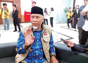 WACANA— Gubernur Sumbar, Mahyeldi Ansharullah wacanakan penjara di pulau untuk pelaku perilaku menyimpang.