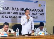 PLN Hadir untuk Rakyat, Sosialisasikan Pembangunan SUTT 150 kV Bangkinang – Lipat Kain kepada Masyarakat Kampar