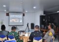 FGD EVALUASI TANGGAP DARURAT— Wakil Wali Kota Sawahlunto, Jeffry Hibatullah, bersama jajaran Forkopimda dan perangkat daerah mengikuti Focus Group Discussion (FGD) bersama Gubernur Sumbar Mahyeldi, secara daring melalui Zoom Meeting dari Rumah Dinas Wakil Wali Kota.