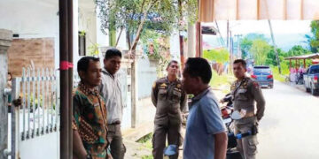 Jalan Umum Disulap jadi Tenda Baralek, Warga TBG Lapor Satpol PP