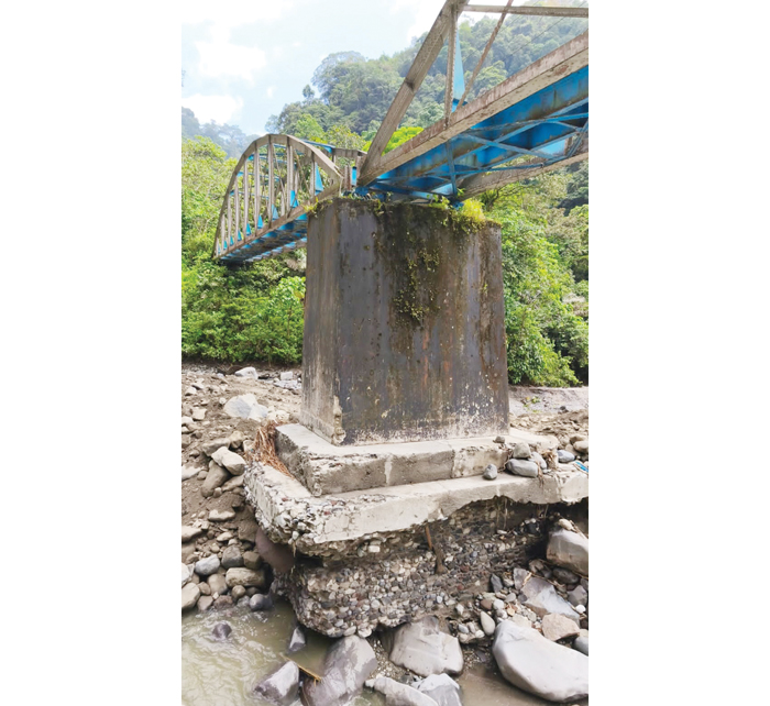 WARISAN DUNIA— Jembatan Tinggi Kereta Api Lembah Anai yang diwacanakan terdampak pembongkaran infrastruktur di kawasan Lembah Anai.