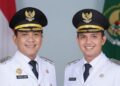 Bupati dan Wakil Bupati terpilih, H. John Kenedy Azis, SH, MH, dan Rahmat Hidayat, SE, MM