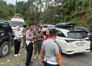 Sat Lantas Polres Payakumbuh, Kawal Bantuan untuk Korban Musibah di Palembayan Agam