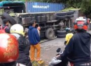 Tiga Truk Kecelakaan Beruntun, Jalur Padang–Solok Lumpuh Hampir Tujuh Jam