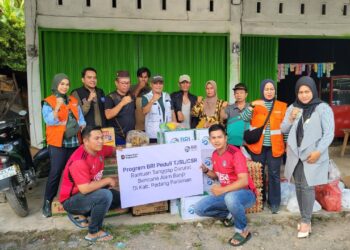 Bencana di Padang Pariaman dan Kota Pariaman Tidak Luput dari Perhatian BRI, Warga Terdampak Mendapat Bantuan