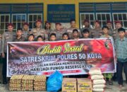 HUT Reserse ke-78, Satreskrim Polres 50 Kota Baksos di Panti Asuhan Aisyiyah