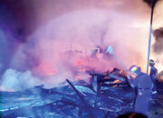 Api Berkobar Saat Warga Terlelap, Dua Rumah Gadang Ludes Terbakar