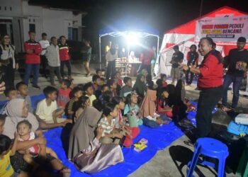 Pulihkan Psikologis Anak Terdampak Banjir, PT Semen Padang Adakan Trauma Healing di Salareh Aia