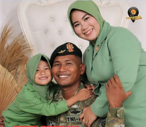 INSPIRASI—Riri, yang lebih dikenal di perantauan dengan nama Ummi Devrin, bersama keluarga kecilnya menjadi inspirasi bagi IRT.