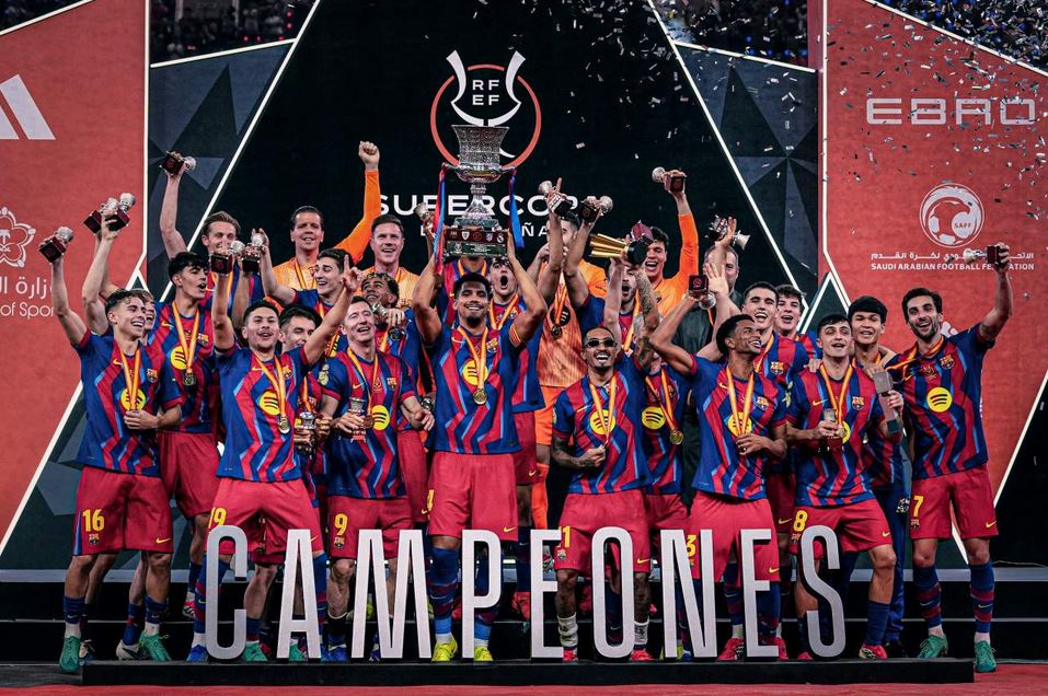 Drama El Clasico di Jeddah!, Barcelona Kalahkan Real Madrid dan Juarai Supercopa 2026