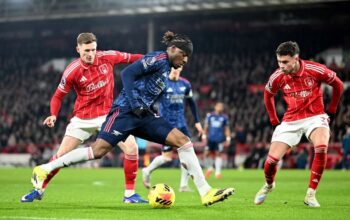 Arsenal Ditahan Imbang Nottingham Forest, Gagal Manfaatkan Kekalahan Manchester City