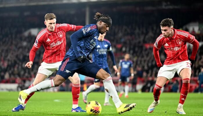 Arsenal Ditahan Imbang Nottingham Forest, Gagal Manfaatkan Kekalahan Manchester City