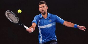 UNDUR DIRI— Novak Djokovic secara resmi mengundurkan diri dari Professional Tennis Players Association atau PTPA.