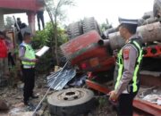 Kecelakaan Beruntun di Pendakian Panyalaian, 5 Orang Tewas, 4 Luka-luka, Dipicu Truk Trailer Rem Blong