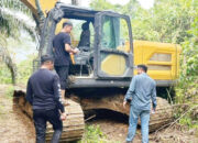 Tambang Ilegal di Pasbar Digerebek, Pekerja Kabur, 4 Alat Berat Ditinggal