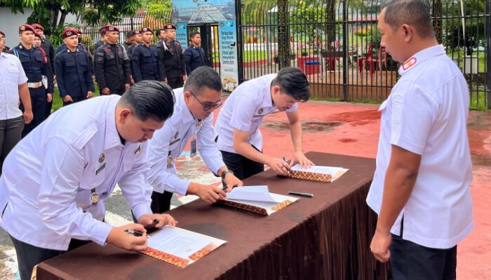Rutan Kelas IIB Padang Tandatangani Deklarasi Perjanjian Kinerja Tahun 2026