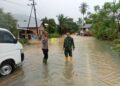 Sungai Batang Tarusan Meluap, Akses Jalan Padang-Painan Lumpuh Gegara Terendam Banjir 6 Jalan padang painan banjir