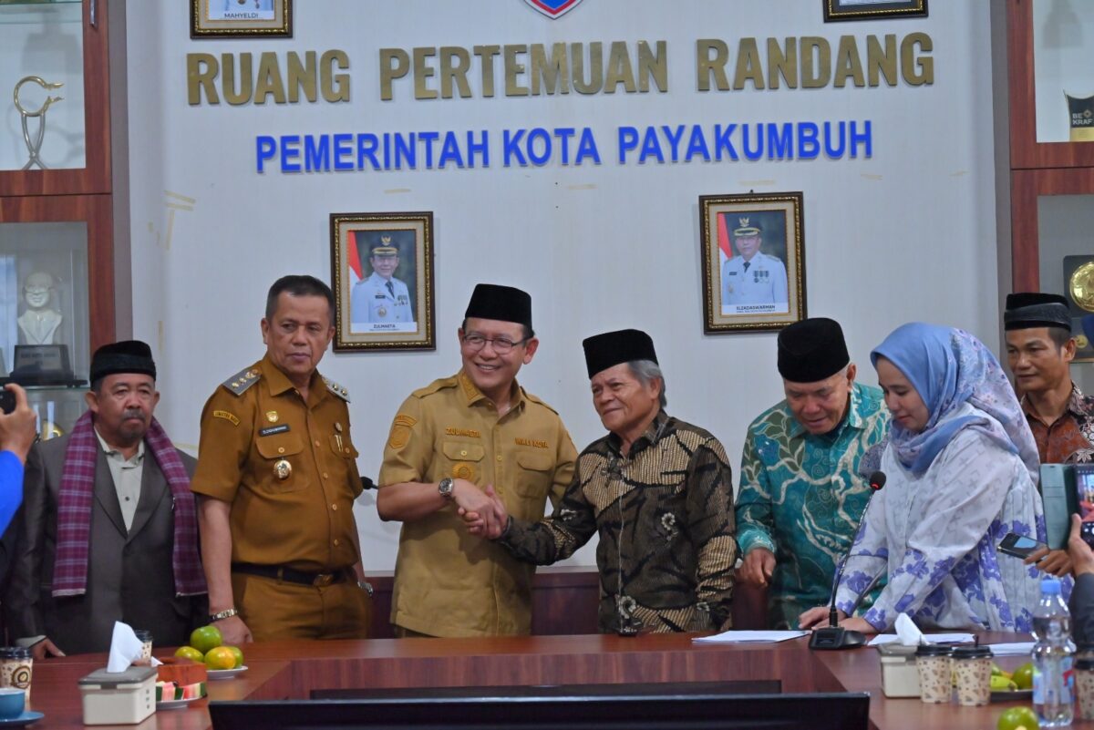 Pembangunan Kembali Pasar Payakumbuh, Niniak Mamak Tandatangani Akta Perjanjian